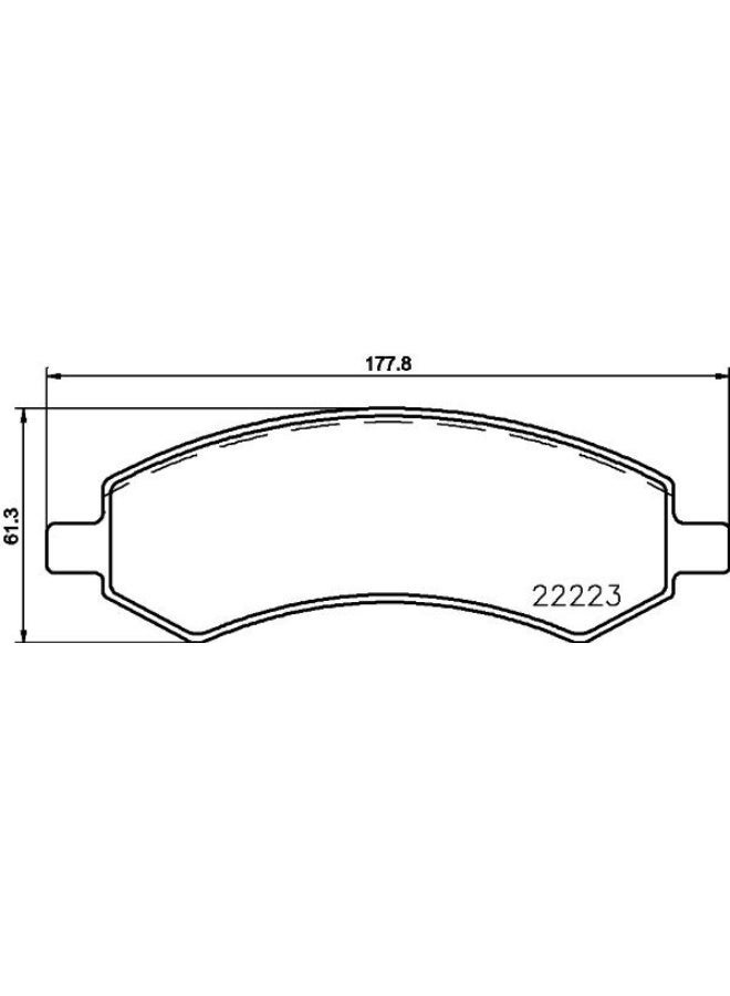 Panther Automotive Front Brake Pad Kit for Dodge Durango - Dependable Stopping, Smooth Friction, and Quiet Performance - Image 4